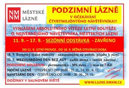 Září 2017 v Městských lázních