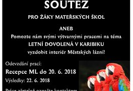 Městské lázně vyhlašují soutěž pro Mateřské školy