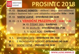 Představujeme Vám prosincový program v ML.