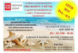 Otevírací doba v Letním provozu od 24.6.2019