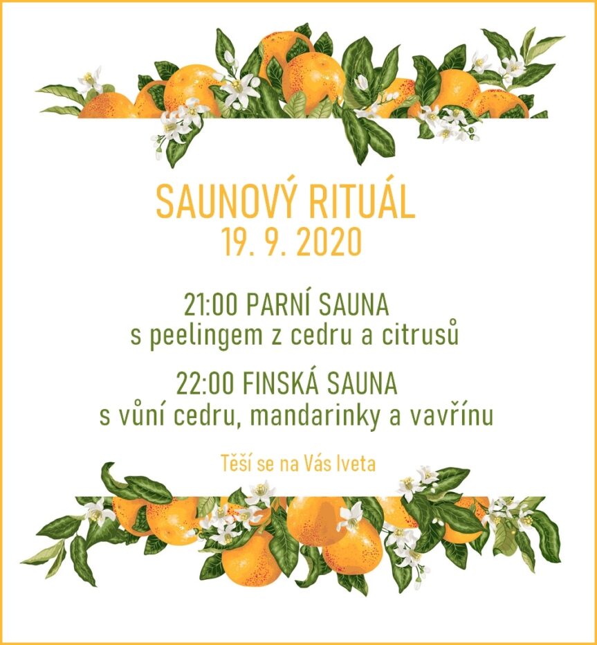 19. 9. Noční lázně – otevřeno do půlnoci