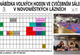 Nabídka volných hodin do cvičícího sálu
