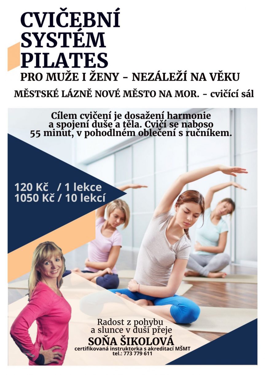 Pilates se Soňou Šikolovou od 4.1.