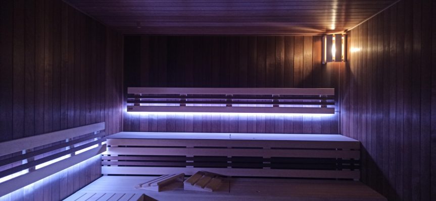 Finská sauna v lázních