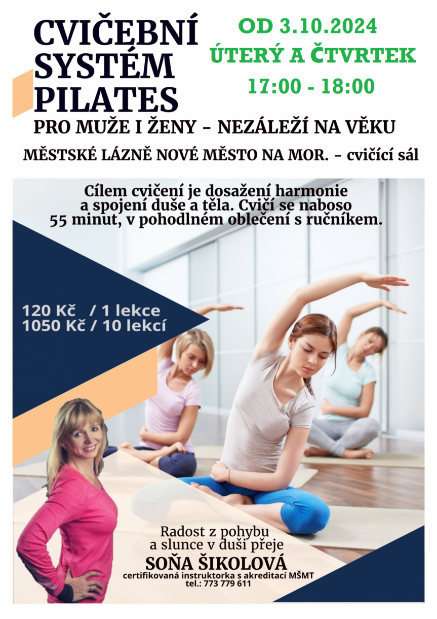 Pilates se Soňou Šikolovou