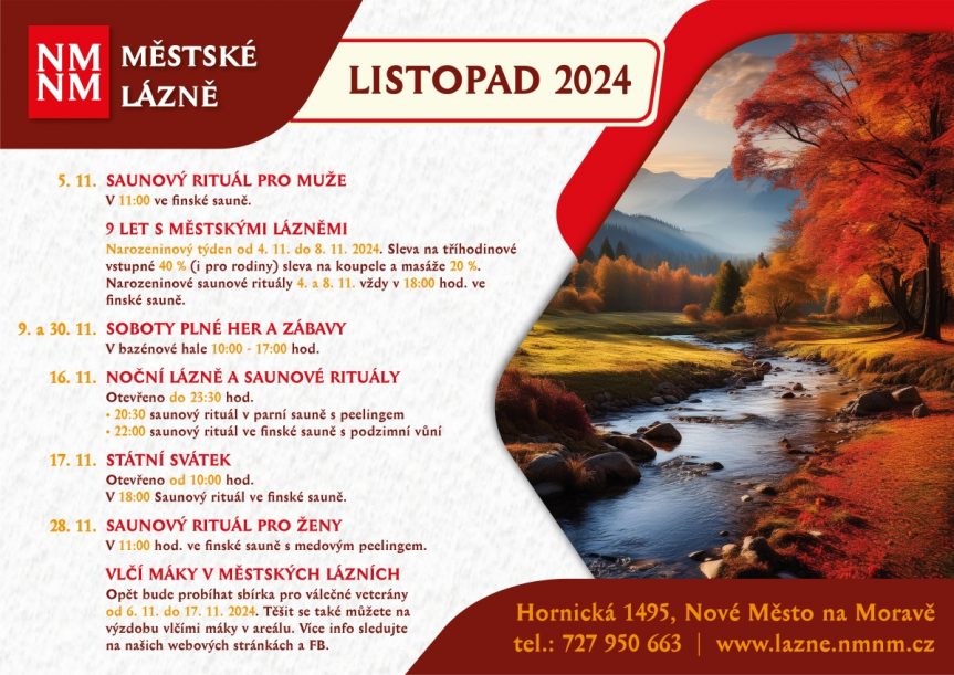 Listopad 2024 v lázních