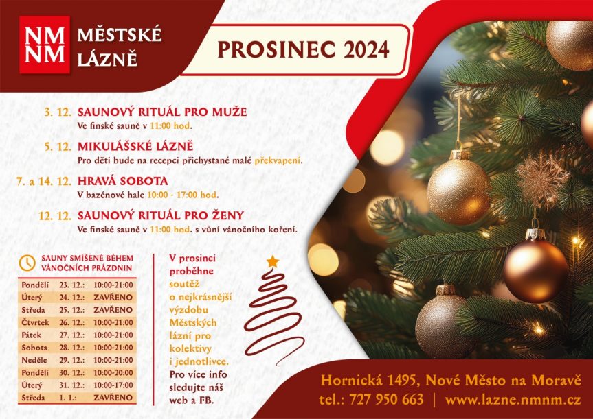 Prosinec 2024 v lázních